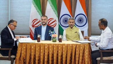 Iranian FM with Jaishankar