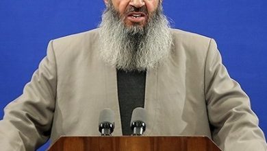 شما با کدام مجوز شرعی مانع تحصیل دختران شدهاید!؟ 3 Molavi Abdul Hamid in Iranian Presidential center