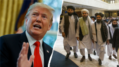 طالبان از هشدار ترامپ سخت ترسیده اند! 7 ترامپ و طالب 696x392 1